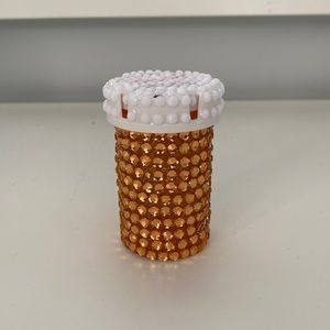 Rhinestone RX pill bottle